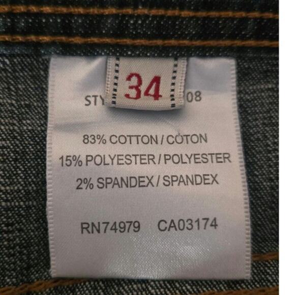 Parasuco Demin Legend Men's Size 34 Dark Wash Jeans - Picture 10 of 10